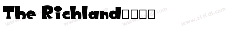 The Richland字体转换